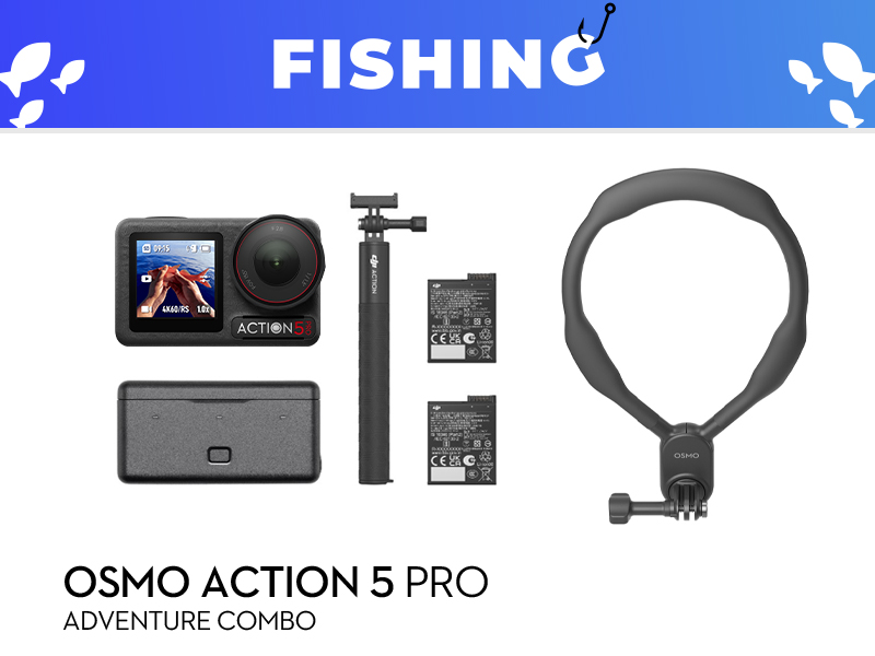 Osmo Action 5 Pro Fishing Bundle